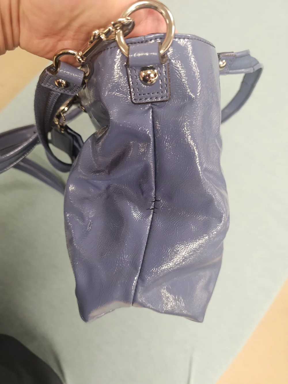Coach Daisy Liquid Glass Satchel